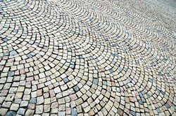 Natural cobble driveway in Wokingham