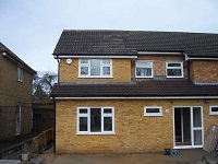 Single storey extension to front of Wokingham house